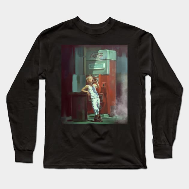 Coca Cola Boy Long Sleeve T-Shirt by gwpxstore